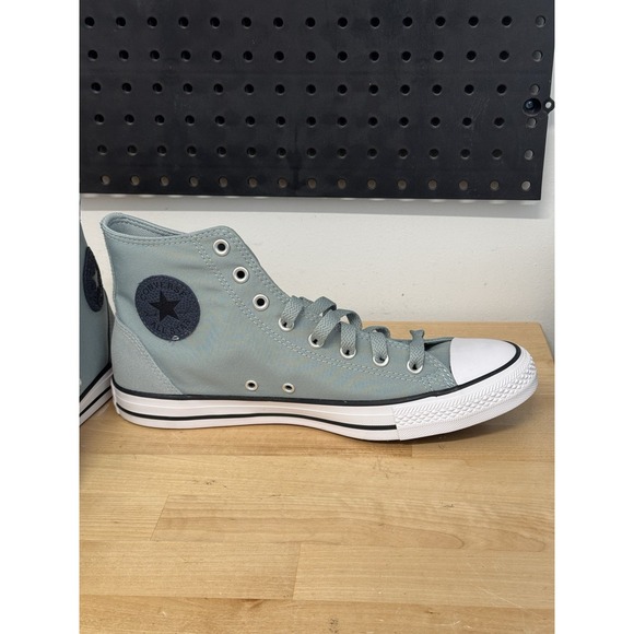 Converse CTAS High Top Shoes Sneakers A10498F Mountain Teal Suede Mens Size 10 - Picture 7 of 11